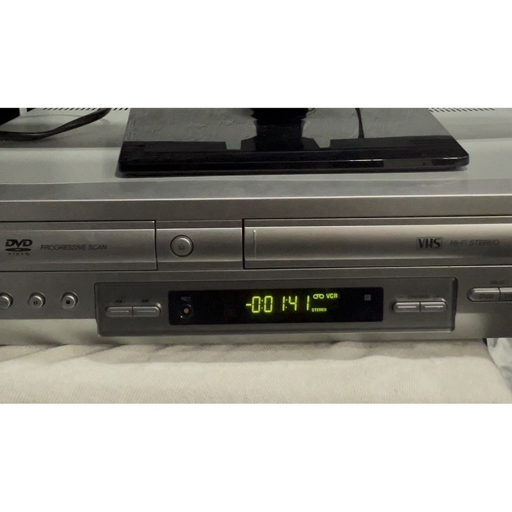 Sony SLV-D300P DVD Player VCR Player Combo Silver (No Remote) Tested Works - Picture 6 of 14
